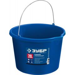 Ведро строительное пласт. высокопрочное 20л ЗУБР 06091-20, фото  - Метэкс