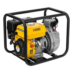 Мотопомпа бенз. д/ч.воды (5150 Вт, 600 л/мин, напор 65 м, Ø 50/50+40+40) DENZEL PX-50H (99203), фото  - Метэкс