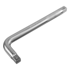 Вороток 3/4" CrV Г-образный, 300 мм, квадрат матовый хром DENZEL 14068, фото  - Метэкс