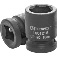 Головка торцевая ударная 1/2" 18 мм THORVIK IS01218, фото  - Метэкс