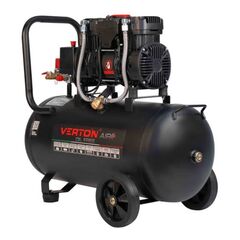 Компрессор прям. привод безмасляный (2 кВт, 260л/мин, 50л, 220В) VERTON AC-24/260 (01.14019.13924), фото  - Метэкс