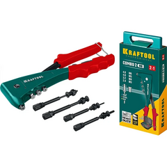 Заклепочник комбинированный М2-М6 KRAFTOOL 31180, фото  - Метэкс