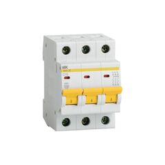 Выключатель автоматический 3Р 16А  4,5кА IEK MVA20-3-016-C, фото  - Метэкс