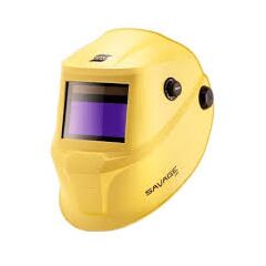 Маска сварщика SAVAGE A40 9-13 Желтая, сменные батареи 0700000491, фото  - Метэкс