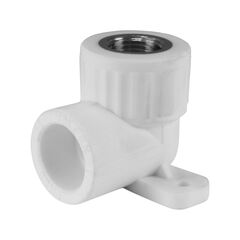 Угольник PPRС ВР 20х1/2 с креплением FERAT, фото  - Метэкс