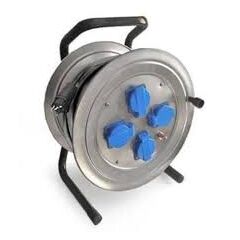 Удлинитель сил. 3700 Вт з/к КГ 3х1,5, IP-44 30м. на металл. катушке 481S-3903, фото  - Метэкс