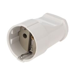 Розетка разборная Евро с з/к 16А белая REXANT 11-8528, фото  - Метэкс