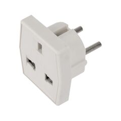 Переходник сетевой "квадрат" белый, инд.упак.11-1011-9, фото  - Метэкс