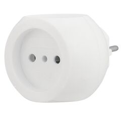 Тройник электрический 6А 220В белый REXANT 11-1063, фото  - Метэкс