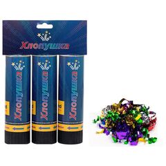 Хлопушка с пружиной 15см. (набор 3 шт.), фото  - Метэкс