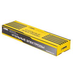 Электроды угольные КЕДР DC 8,0х305мм (40шт), фото  - Метэкс