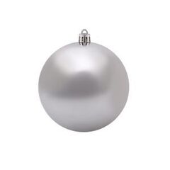 Елочная фигура Шар 15 см (серебряный матовый) 502-305, фото  - Метэкс