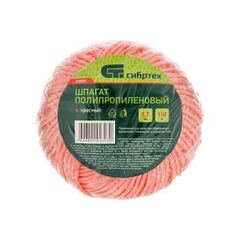 Шпагат п/п 1,7 мм 400 м красный СИБРТЕХ 93983, фото  - Метэкс