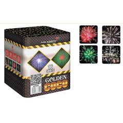 Батарея салютов "Golden Coco" 16 залпов "1.0", фото  - Метэкс