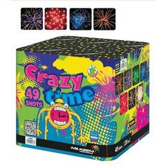 Батарея салютов "Crazy Time" 49 залпов "0,8", фото  - Метэкс