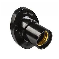 Патрон Е27 Ф П-02 Е27 карболитовый настенный IN HOME, фото  - Метэкс