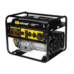 Генератор бенз. (7,5 - 8 кВт, 220 В, 55л, ручной стартер) HUTER DY9500L (64/1/39), фото  - Метэкс