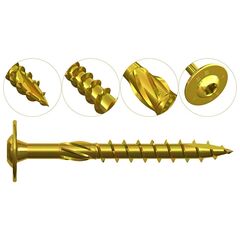 Саморез конструкционный прессшайба 6*180, фото  - Метэкс