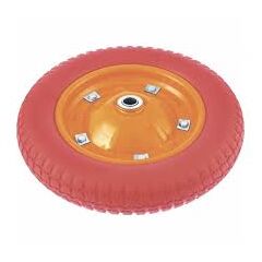 Колесо пенополиуретановое d 390 мм/вн 16 мм (4,80/4,00-8) (180 кг) PU1602-16 (SI), фото  - Метэкс