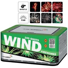 Батарея салютов "Wind Fireworks" 100 залпов "0,8", фото  - Метэкс