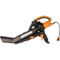 Воздуходувка электрическая WORX (3 кВт, 600 куб./ч, 93 м/с) WG505E (WG505E), фото  - Метэкс