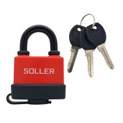 Замок навесной SOLLER 50 мм 375-50 всепогодный 113-054, фото  - Метэкс
