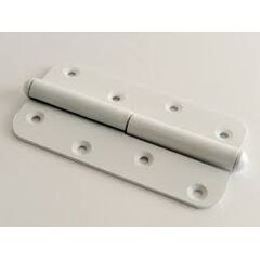 Петля накладная ПН1-130-П белый (пол), фото  - Метэкс