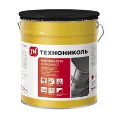 Мастика битумно-полимерная ТЕХНОНИКОЛЬ №21 кровля 20кг, фото  - Метэкс