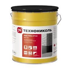 Мастика ТЕХНОНИКОЛЬ №24 гидроизоляционная 20кг, фото  - Метэкс