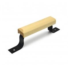 Ручка-скоба РС-80-Пл (с деревянной накладкой), фото  - Метэкс