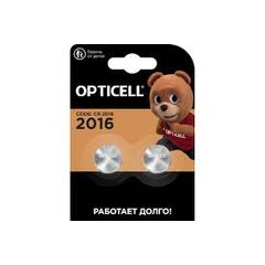 Батарейка OPTICELL CR2016 BL2 (2 шт), фото  - Метэкс