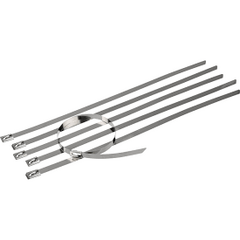 Хомут-стяжка стальная 200х4,6 мм (упак 10шт) REXANT 07-0208-10, фото  - Метэкс