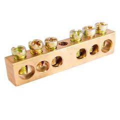 Шина N "нулевая" 6х9мм 6/1 по центру, фото  - Метэкс