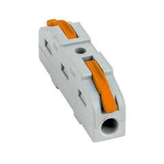 Клемма проходная 1-полюсная 0,08-4 мм2 СМК 222-421, фото  - Метэкс