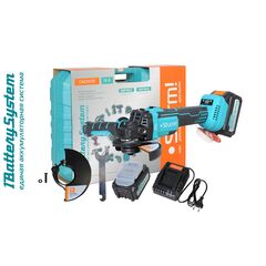 Шлифмашина угловая аккум. STURM б/щ (125мм, 1а/б 3А*ч 18В, ЗУ) CAG1812E (CAG1812E), фото  - Метэкс