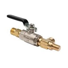 Кран шаровой с коленом G3/8 инертные газы KRASS A14016155, фото  - Метэкс