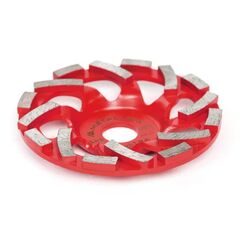 Чашка алмазная сегментная 125х22,2 по бетону Ultra METALLICA 900857, фото  - Метэкс