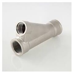 Тройник косой для гильзы под погружной датчик температуры 1/2" TIM, фото  - Метэкс