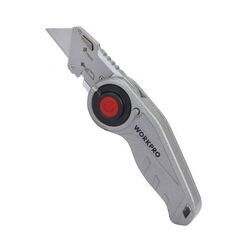 Нож складной с подсветкой WORKPRO WP211009, фото  - Метэкс