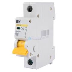 Выключатель автоматический 1P 40А 4,5кА IEK MVA20-1-040-C, фото  - Метэкс