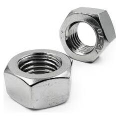 Гайка DIN934 М10 А2 нерж (5 шт), фото  - Метэкс