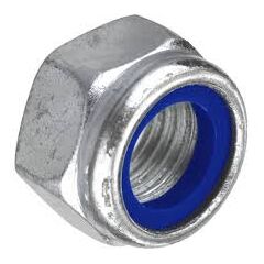 Гайка DIN985 М10 нейлон кольцо А2 нерж (5 шт), фото  - Метэкс