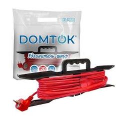 Удлинитель шнур на рамке "DOMTOK" 40 м ПВС 3*1 з/к 2481, фото  - Метэкс