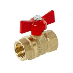 Кран шаровой DN-20 PN40  г/г  СТАНДАРТ 230 бабочка, ГАЛЛОП, фото  - Метэкс