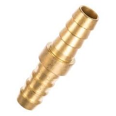 Штуцер латунь 8мм х 8мм, двусторонний (елка), фото  - Метэкс