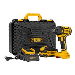 Гайковерт ударн. аккум. DENZEL б/щ (1 а/б 4А*ч 20В, ЗУ) CIWH-BL-20-350 (26520), фото  - Метэкс