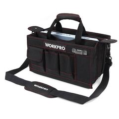 Сумка для инструментов 390мм с откидным верхним клапаном WORKPRO WP281006, фото  - Метэкс
