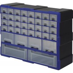 Органайзер пластиковый 38 выдвижных ящичков WORKPRO WP283009, фото  - Метэкс