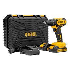 Дрель-шуруповерт аккум. DENZEL (2 а/б 2А*ч 20В, ЗУ) CDQ-20 (26118), фото  - Метэкс