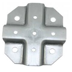 Краб-система Х-образная 20*20 1,2 мм ГОЦ, фото  - Метэкс